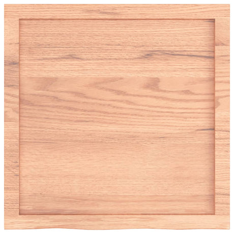 Vidaxx Waschtischplatte 60x60x (2-4) cm, behandeltes Massivholz hellbraun