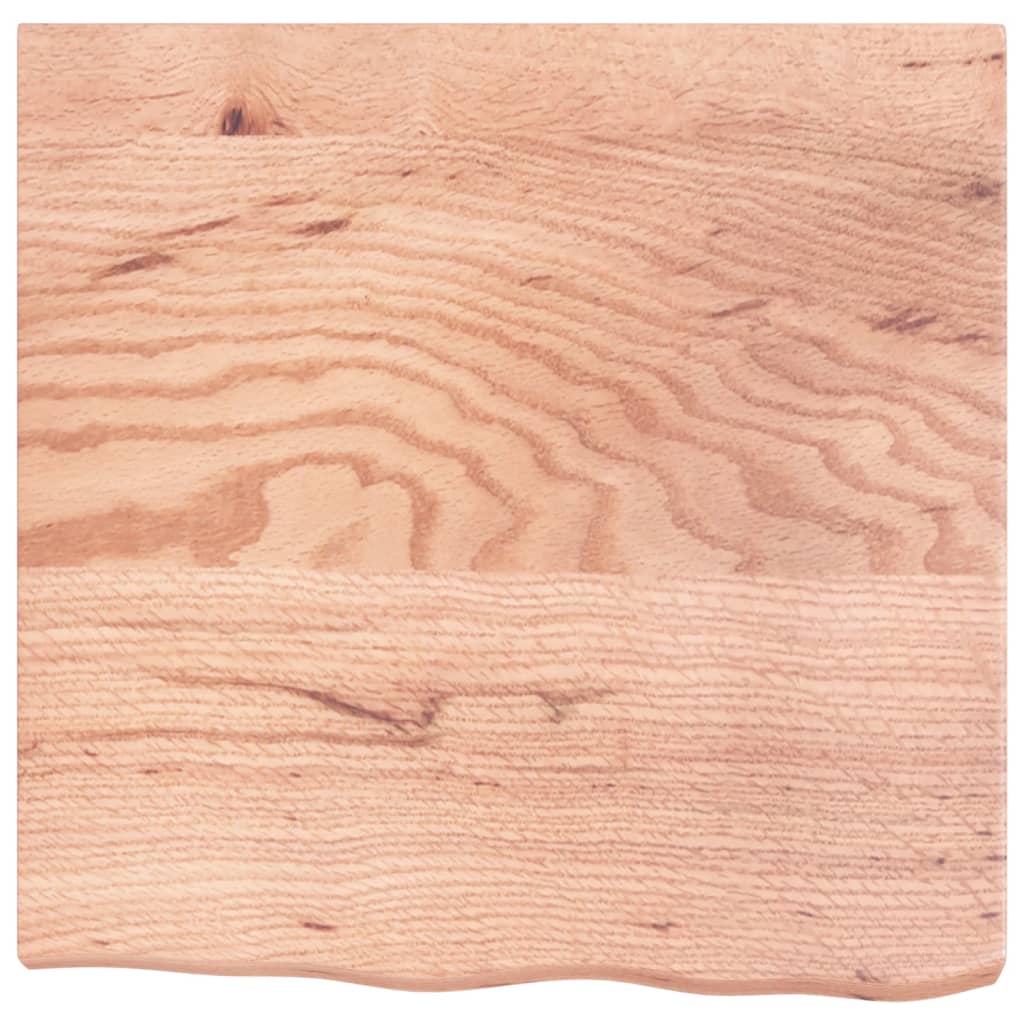 Vidaxx Waschtischplatte 60x60x (2-6) cm, behandeltes Massivholz hellbraun