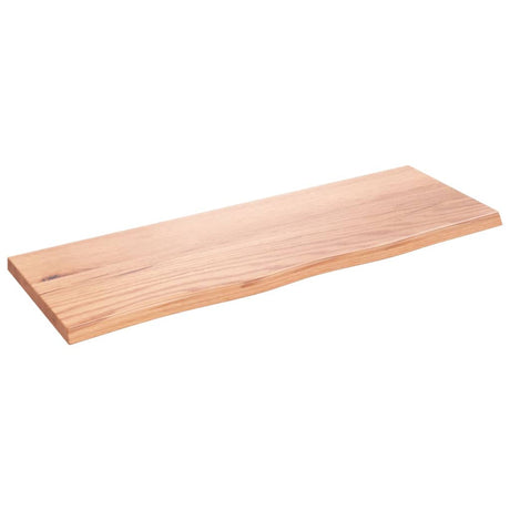 Vidaxx-Waschtischplatte 80x30x2, behandeltes Massivholz hellbraun
