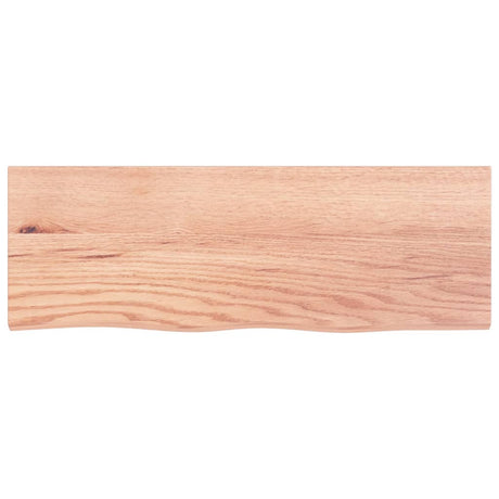 Vidaxx-Waschtischplatte 80x30x2, behandeltes Massivholz hellbraun