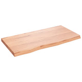 VidaXL Waschtischplatte 80x40x (2-4) cm, behandeltes Massivholz hellbraun