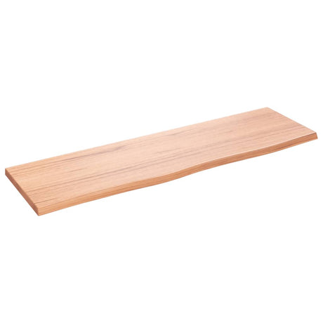 Vidaxx Waschtischplatte 100x30x2 cm, behandeltes Massivholz hellbraun