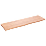 Vidaxx Waschtischplatte 100x30x2 cm, behandeltes Massivholz hellbraun