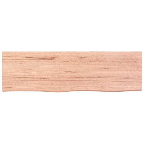 Vidaxx Waschtischplatte 100x30x2 cm, behandeltes Massivholz hellbraun