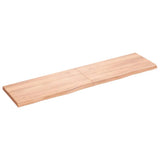 Vidaxx Waschtischplatte 160x40x (2-4) cm, behandeltes Massivholz hellbraun