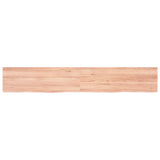 Vidaxx Waschtischplatte 180x30x (2-4) cm, behandeltes Massivholz hellbraun