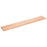 VidaXL Waschtischplatte 200x30x (2-4) cm, behandeltes Massivholz hellbraun