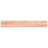 Vidaxx Waschtischplatte 220x30x (2-4) cm, behandeltes Massivholz hellbraun