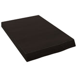 Vidaxx Waschtischplatte 40x60x (2-6) cm behandeltes Massivholz dunkelbraun
