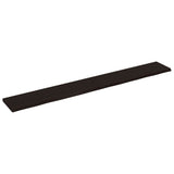 VidaXL Waschtischplatte 220x30x (2-4) cm, behandeltes Massivholz dunkelbraun