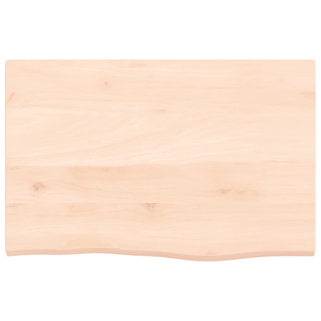 Vidaxl tafelblad 60x40x2 cm onbehandeld massief eikenhout