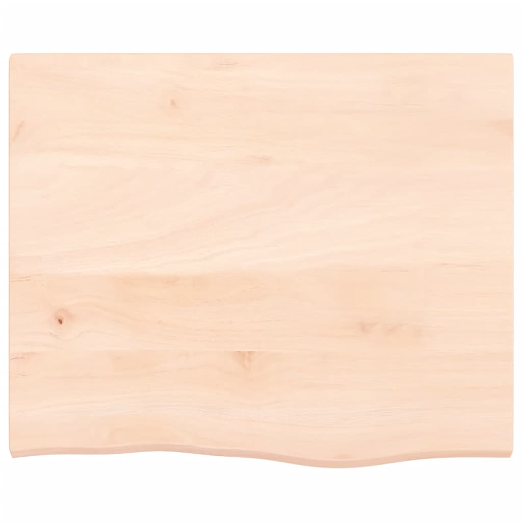 Vidaxl tafelblad 60x50x2 cm onbehandeld massief eikenhout