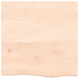 Vidaxl tafelblad 60x60x2 cm onbehandeld massief eikenhout