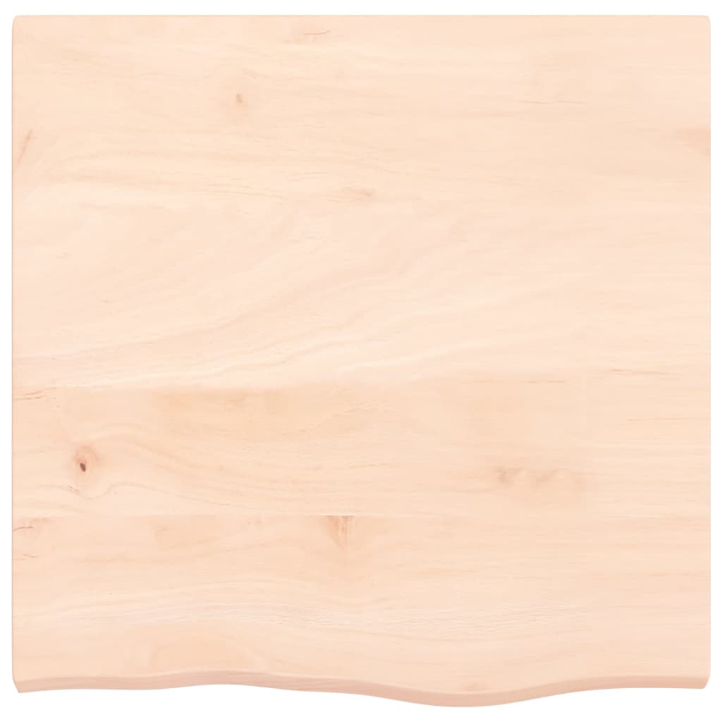 Vidaxl tafelblad 60x60x(2-4) cm onbehandeld massief eikenhout
