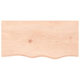Vidaxl tafelblad 80x40x2 cm onbehandeld massief eikenhout