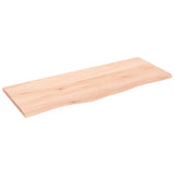 Vidaxl tafelblad 100x40x2 cm onbehandeld massief eikenhout