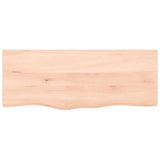 Vidaxl tafelblad 100x40x2 cm onbehandeld massief eikenhout
