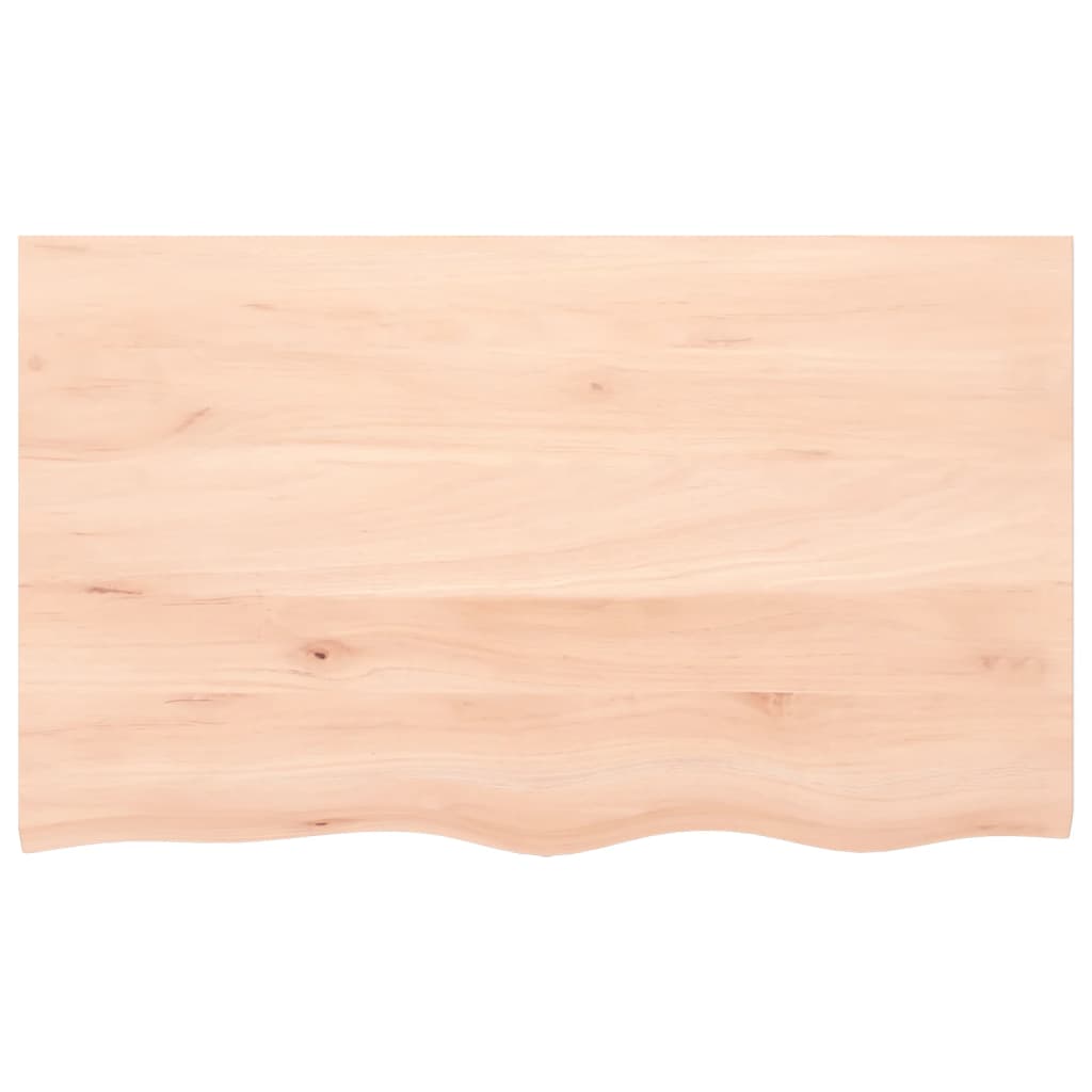 Vidaxl tafelblad 100x60x2 cm onbehandeld massief eikenhout