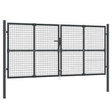 VidaXL Tordrahtgeflecht 300x175 cm Stahl Anthrazit