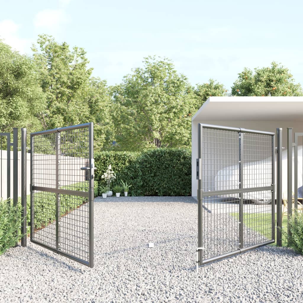 VidaXL Tordrahtgeflecht 300x175 cm Stahl Anthrazit