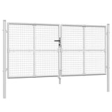 VidaXL Tordrahtgeflecht 300x175 cm silberfarbener Stahl