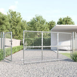 VidaXL Gartentor 350x175 cm Maschenweite und verzinkter Stahl in der Farbe Silber