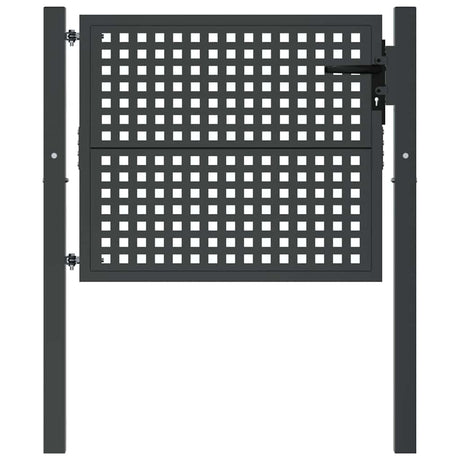 VidaXL Gartentor Anthrazit 100x75 cm Stahl