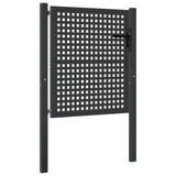VidaXL Tor 105x150 cm Stahl Anthrazit