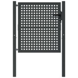 VidaXL Tor 105x150 cm Stahl Anthrazit