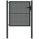 VidaXL Tor 105x150 cm Stahl Anthrazit