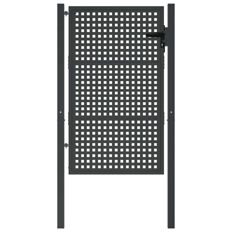 VidaXL Gartentor Anthrazit 100x125 cm Stahl