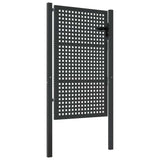 VidaXL Tor 105x200 cm Stahl Anthrazit