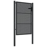 VidaXL Tor 105x200 cm Stahl Anthrazit
