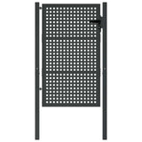 VidaXL Tor 105x200 cm Stahl Anthrazit