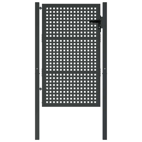 VidaXL Tor 105x200 cm Stahl Anthrazit