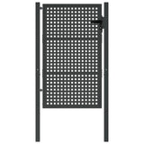 VidaXL Tor 105x200 cm Stahl Anthrazit