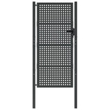 VidaXL Tor 105x225 cm Stahl Anthrazit