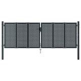 VidaXL Tor 300x150 cm Stahl Anthrazit