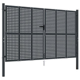 VidaXL Tor 300x175 cm Stahl Anthrazit