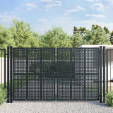 VidaXL Tor 300x175 cm Stahl Anthrazit