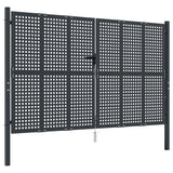 VidaXL Tor 300x200 cm Stahl Anthrazit
