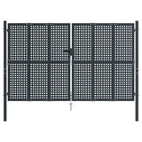 VidaXL Tor 300x200 cm Stahl Anthrazit