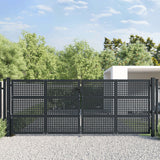 VidaXL Tor 400x200 cm Stahl Anthrazit