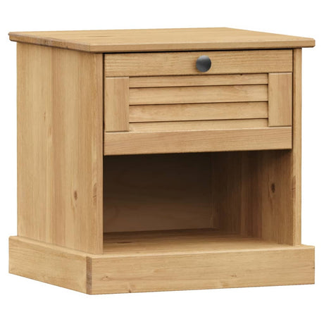 Vidaxl nachtkastje vigo 42x35x42 cm massief grenenhout