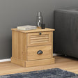 Vidaxl nachtkastje vigo 42x35x42 cm massief grenenhout