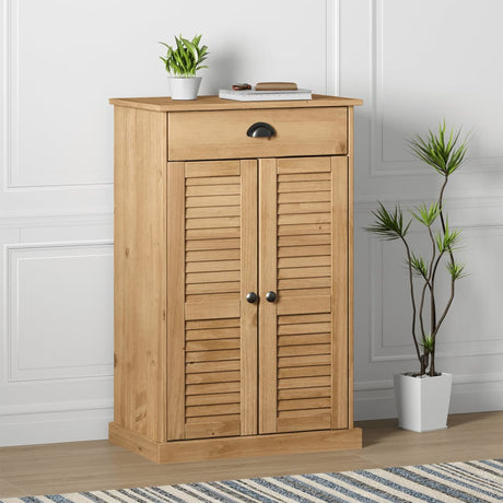 Vidaxx Schuhschrank Vigo 60x35x96 cm massives Kiefernholz