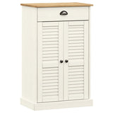Vidaxx Schuhschrank Vigo 60x35x96 cm Kiefer massiv weiß