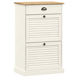 Vidaxx Schuhschrank Vigo 60x35x96 cm Kiefer massiv weiß