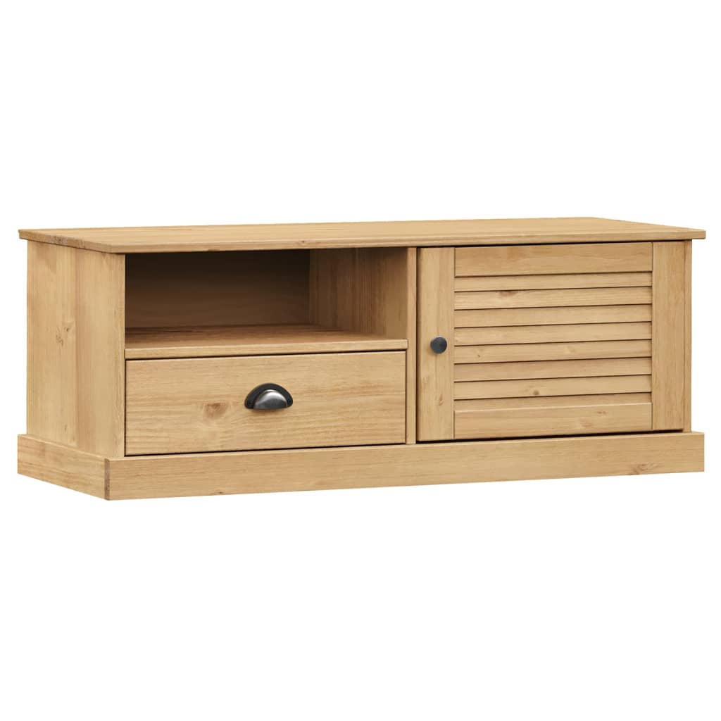 Vidaxl tv-meubel vigo 106x40x40 cm massief grenenhout