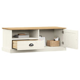 Vidaxl tv-meubel vigo 106x40x40 cm massief grenenhout wit